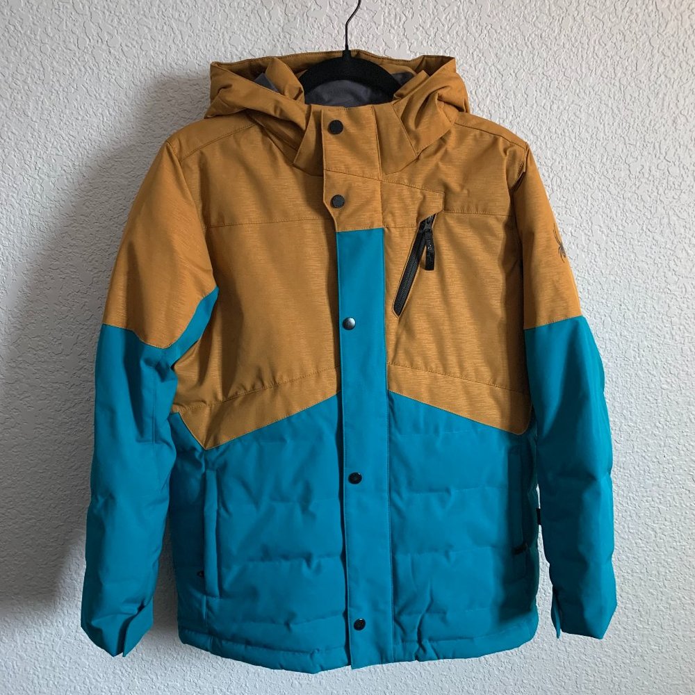 Kids Spyder Trick Synthetic Down Ski Snowboard Jacket